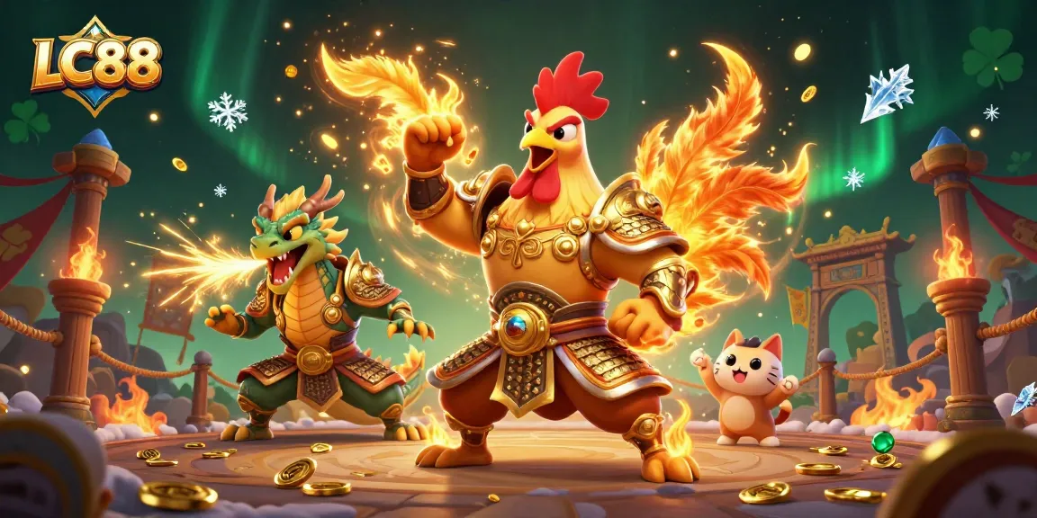 Engage with thrilling LC88 gameplay featuring samurai-themed characters in a dramatic casino setting.