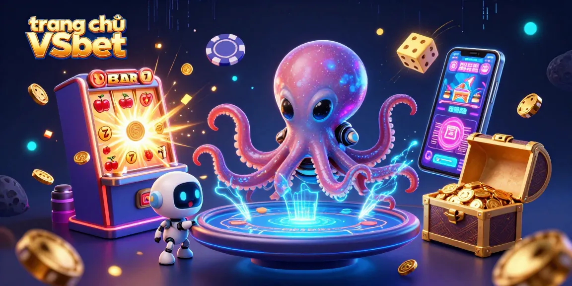 Engage with the immersive gaming atmosphere on the trang chủ VSbet showcasing vibrant alien visuals and exciting casino elements.