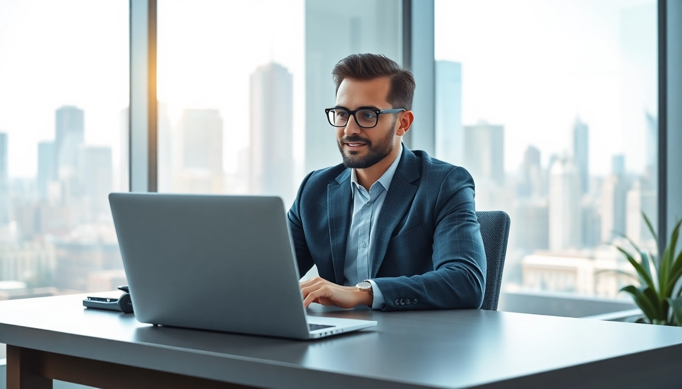 Headhunter Schweiz sorgt für professionelle Verbindung zu Top-Kandidaten in einem modernen Büro.