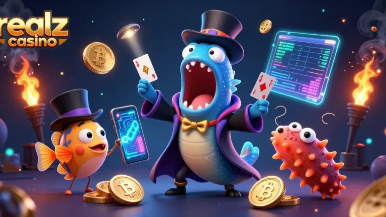 Experience the thrill of realz casino with a magical underwater adventure featuring unique characters.